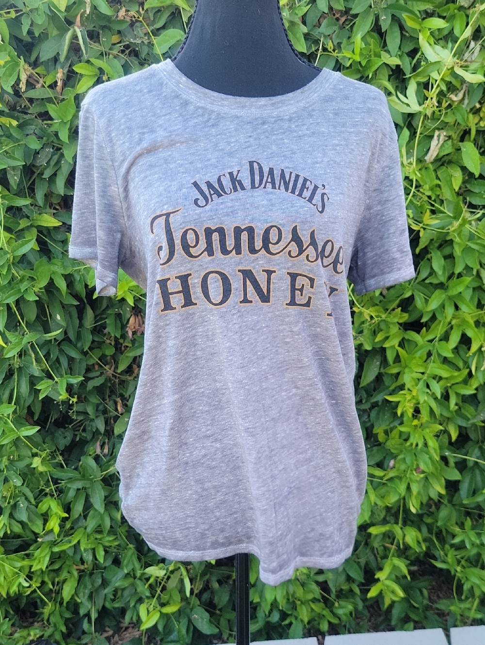 Lucky Brand Jack Daniels Tennessee Honey Charcoal T-Shirt Sz M